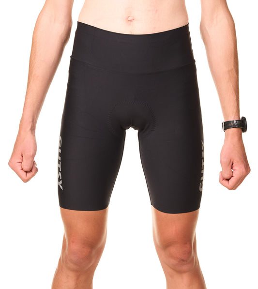 MEN'S MID-LENGTH CYCLING SHORTS - BLACK