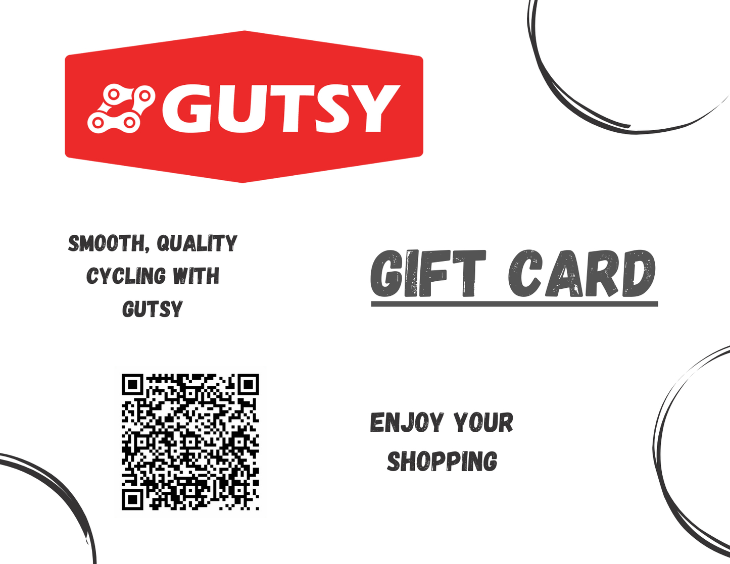 GUTSY GIFT CARD