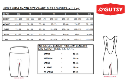 MEN'S MID-LENGTH CYCLING SHORTS